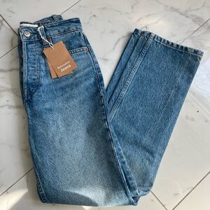 Reformation - Cynthia High Rise Straight Jeans